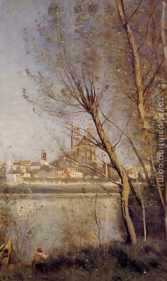 Jean-Baptiste-Camille Corot : Nantes, the Cathedral and the City Seen throuth the Trees